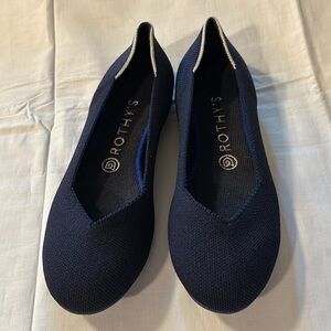 Rothy's Blue Flats Minimalist Slip-On Loafers